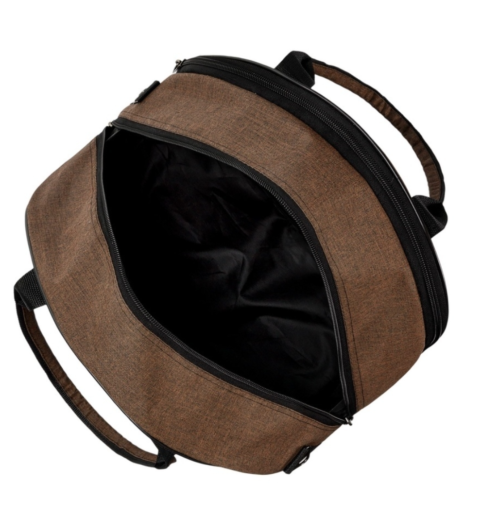 М-08р-1 Саквояж катионик коричневый (Коричневый/36*30*22/полиэстер/NTL Continent)