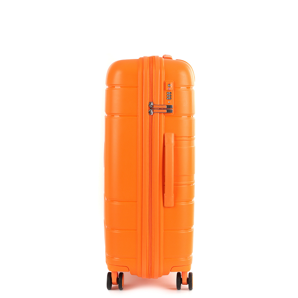 EN9520-24-6 Чемодан 4-х колесный 100% полипропилен FABRETTI  (Оранжевый/45*66*26/полипропилен/M/FABRETTI)