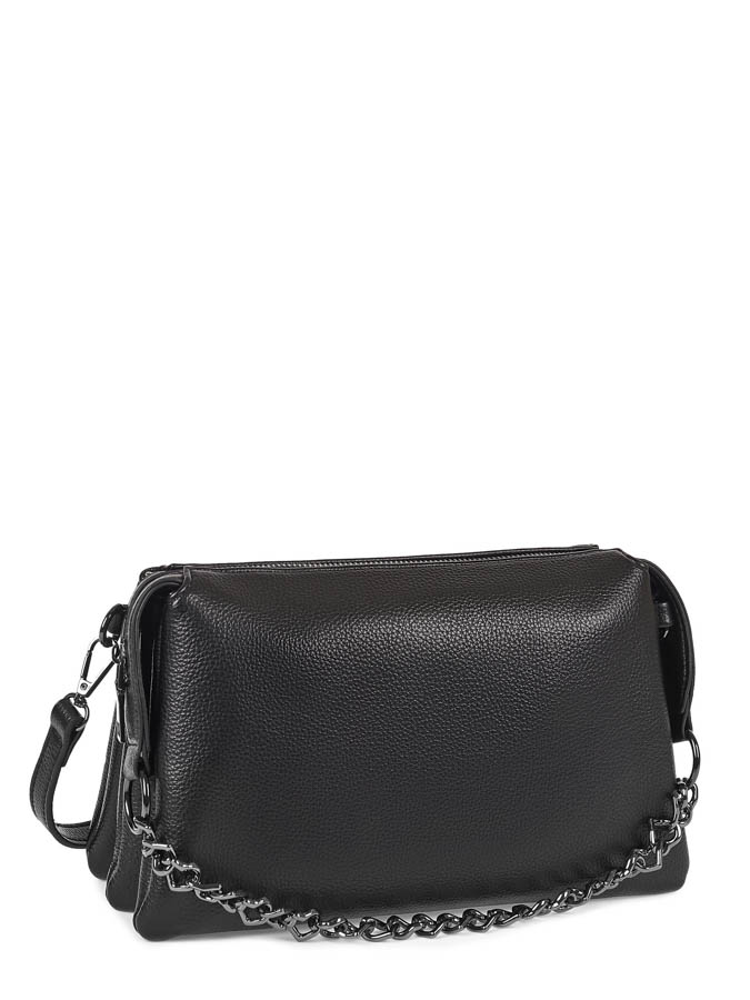 111-137 чёрный Сумка женская (Черный/26*17*7/Экокожа/Hogerland)