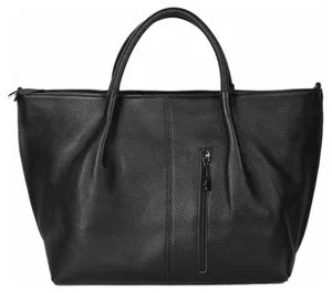 248К Сумка женская натуральная кожа черный (Черный/49*28*16/натуральная кожа/Redmond)