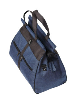 М-462 Саквояж катионик синий (синий/39*34*17/катионик/NTL Continent)