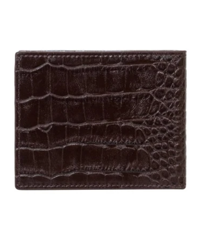 0903-57 Зажим для купюр KARYA (Коричневый/10*8,5*1,5/натуральная кожа)