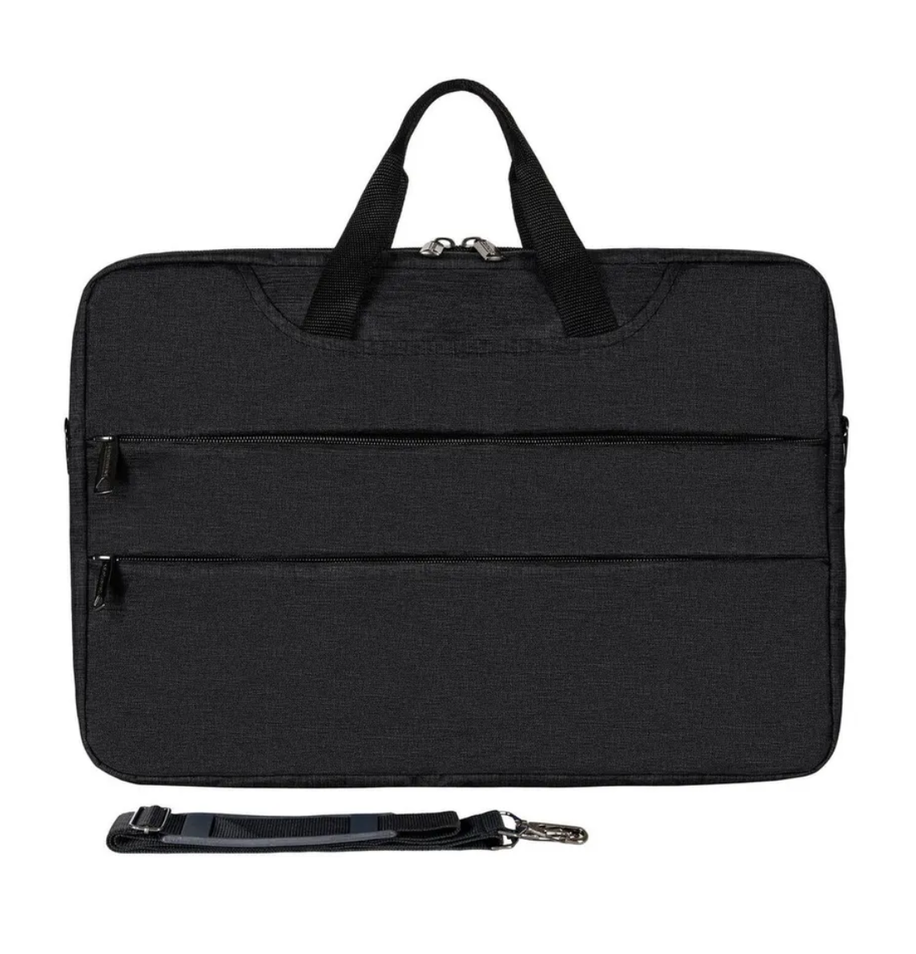 М-1-17 Сумка для ноутбука катионик черный (Черный/43*30*6/полиэстер/NTL Continent)