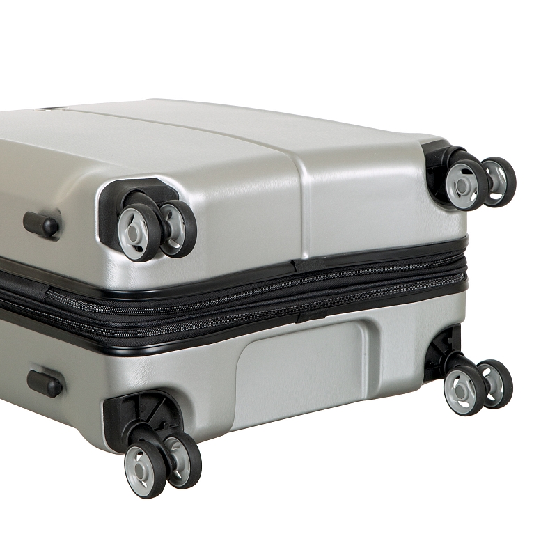 GM20075W24 (brushed silver) Чемодан-тележка Verage (серебряный/46*67*26/поликарбонат/M/3,25 кг/Verage)