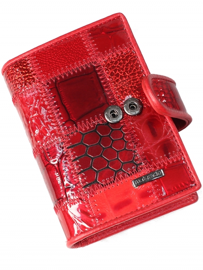 42003A-444A Red Визитница (Malgrado) (красный/7,5*11*1,5/натуральная кожа/Malgrado)