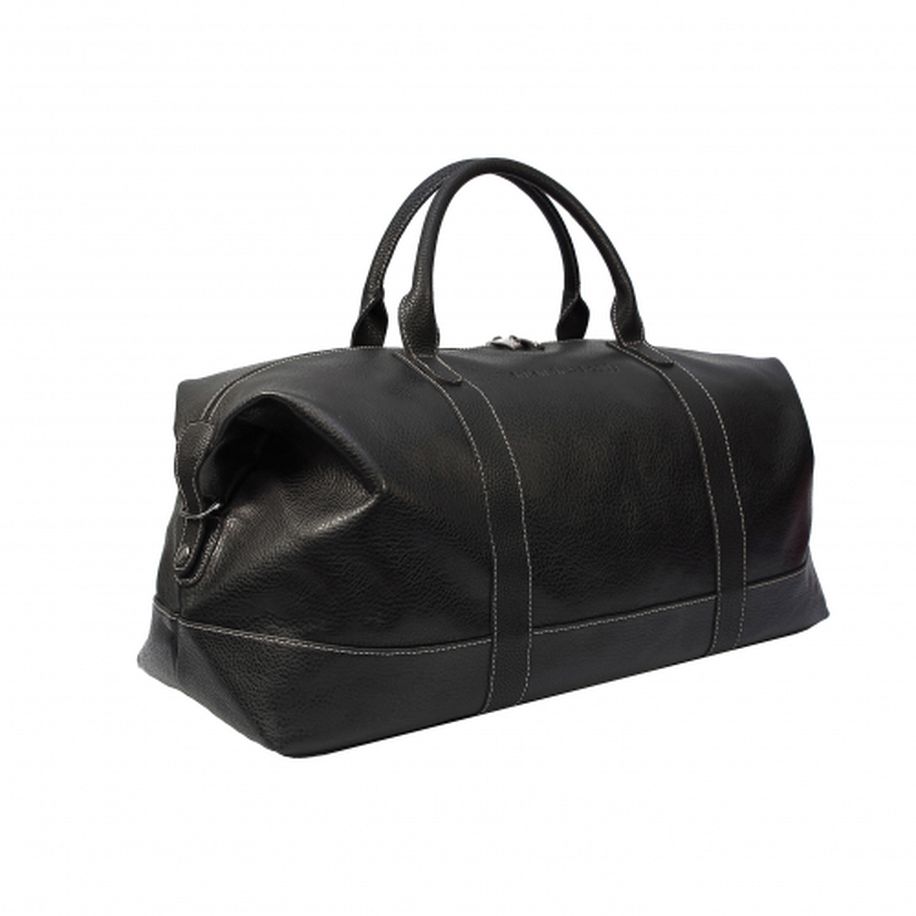 2-229 Сумка дорожная экокожа (черный) (черный/50*42*22/Экокожа/ANTAN)