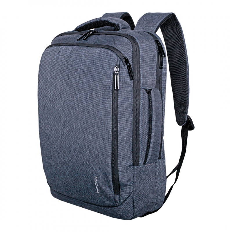 023 синий Молодежный рюкзак MERLIN  (Синий/27*38*10/полиэстер/MERLIN)