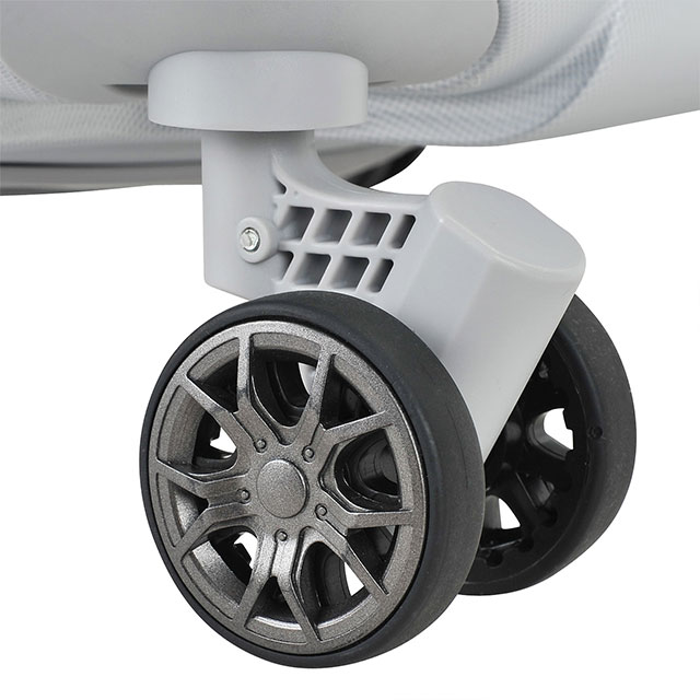 03L-008-428 Чемодан 4-х колесный (Серебряный/52*77*33/поликарбонат/L/4,1 кг/119 литров/Eberhart)