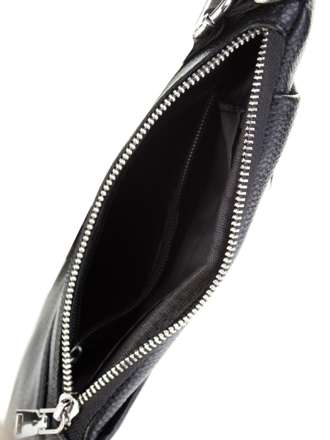 66153 Рюкзак на одной лямке экокожа (Черный/30*20*3/Экокожа)