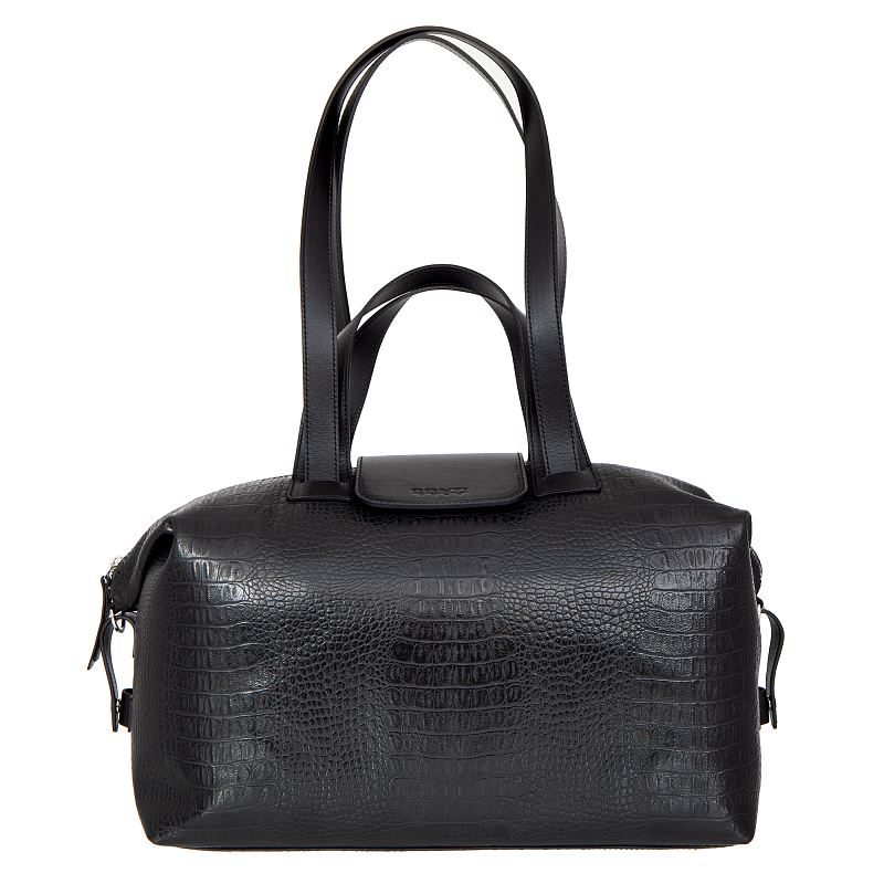 8024 black crocco Дорожная сумка Conti UOMO (черный/45*30*25/натуральная кожа/Conti Uomo)