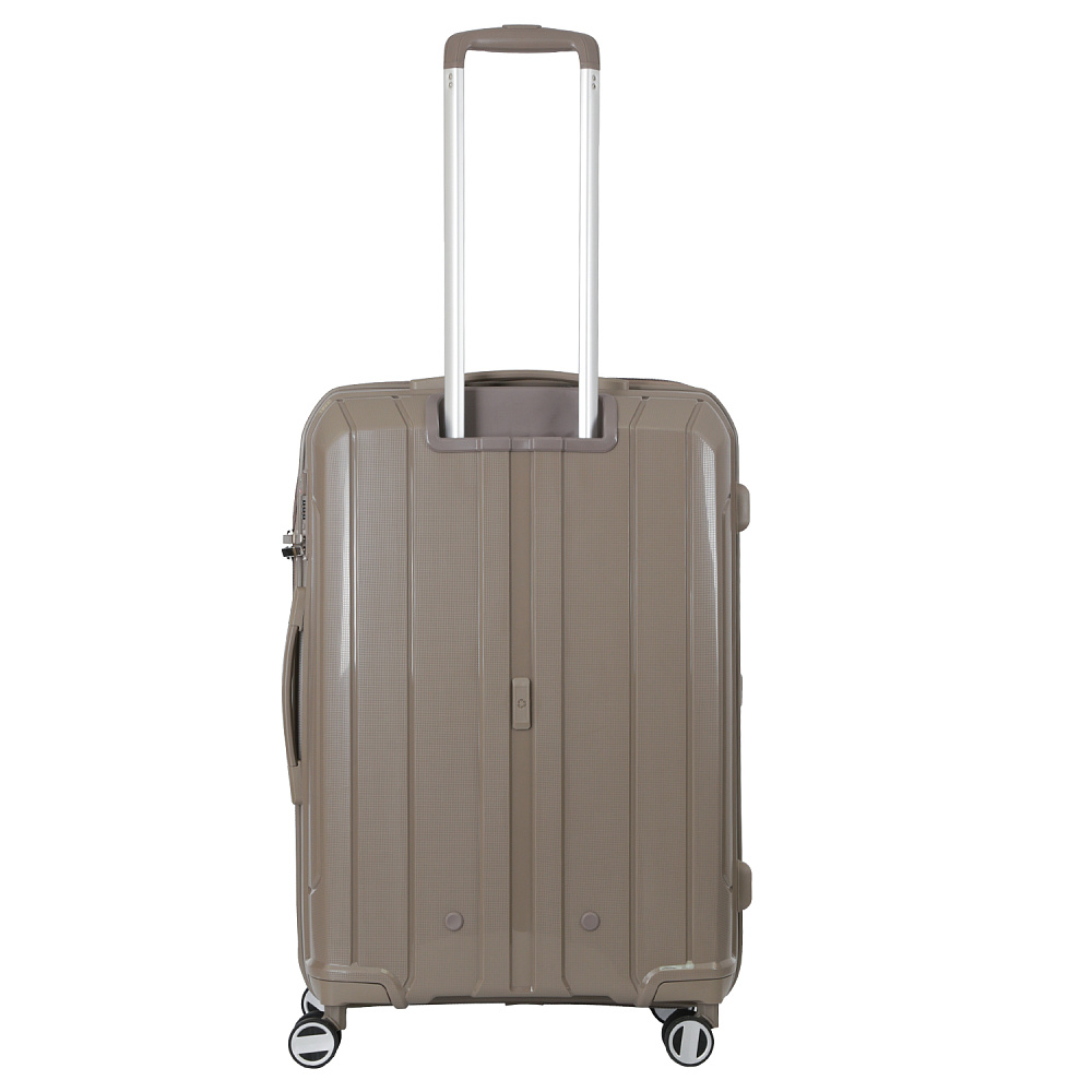 EN8520-24-13 Чемодан 4-х колесный 100% полипропилен FABRETTI  (Бежевый/47*70*24/полипропилен/M)