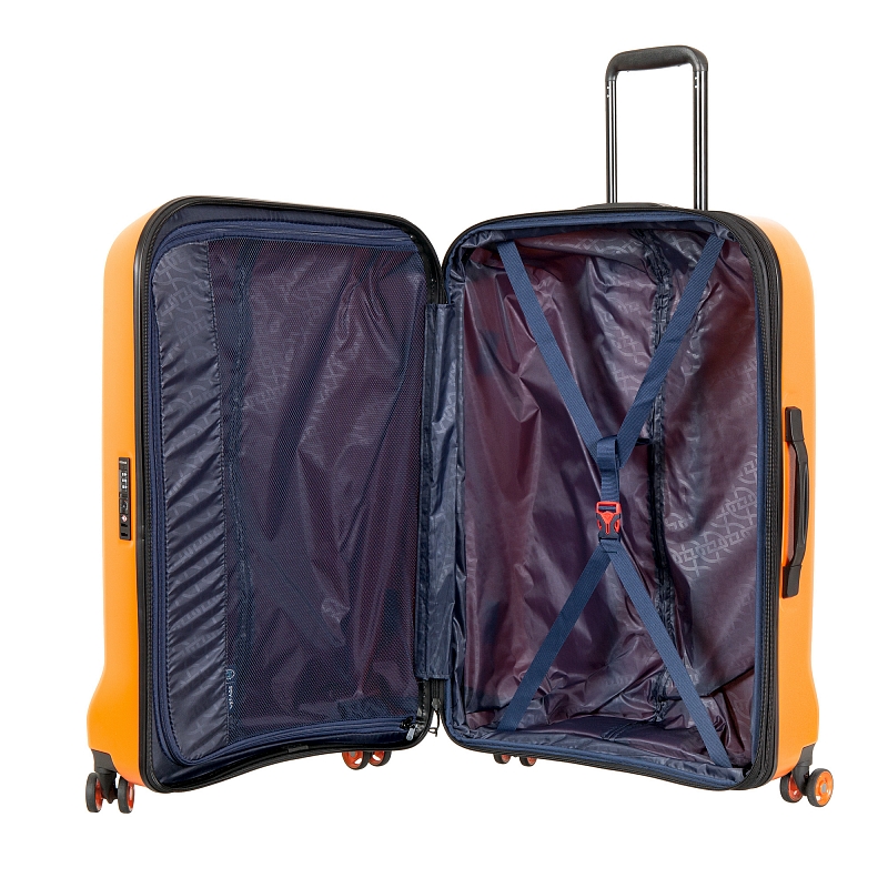 GM20075W28 (dark orange) Чемодан-тележка Verage (Оранжевый/52*75*30/поликарбонат/L/4,0 кг)