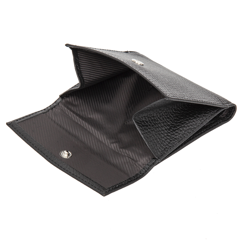 120208 (black Caprice) Портмоне Sergio Belotti (черный/10*12*3/натуральная кожа/Sergio Belotti)