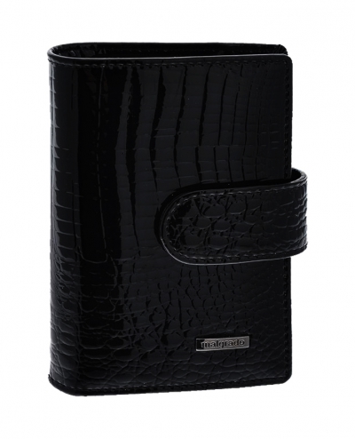 42003-46# Black Визитница (Malgrado) (черный/7,5*11*1,5/натуральная кожа/Malgrado)
