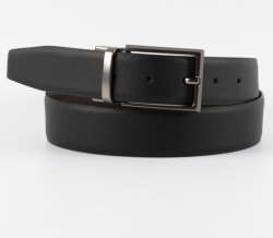 ABAKAN03-J-01/02 Ремень мужской Jonas Hanway (черный/коричневый) (Черный/коричневый/110-130 см/натуральная кожа/Jonas Hanway)