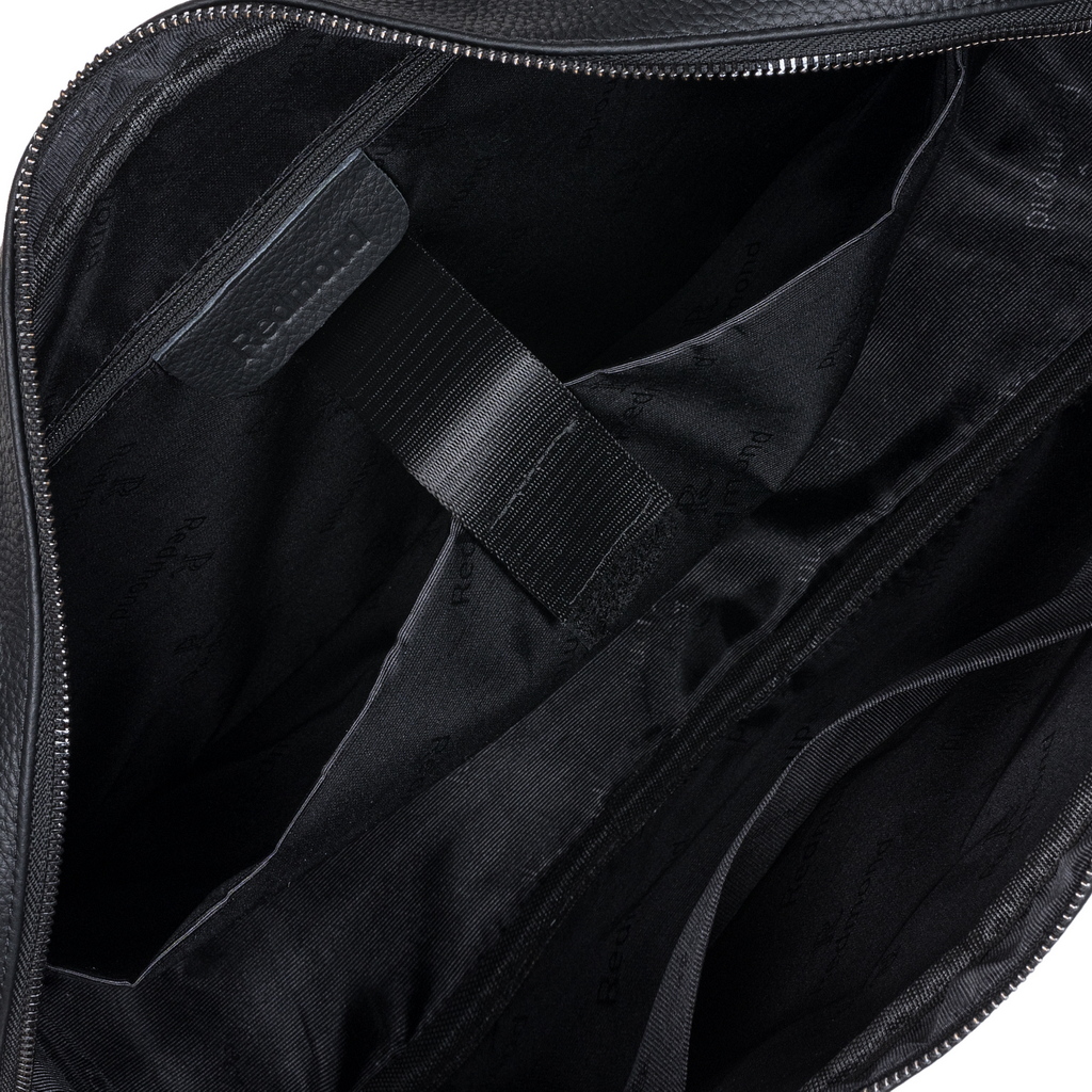 8688 Сумка мужская деловая а4 натуральная кожа (черный/39*33*6/натуральная кожа/Redmond)