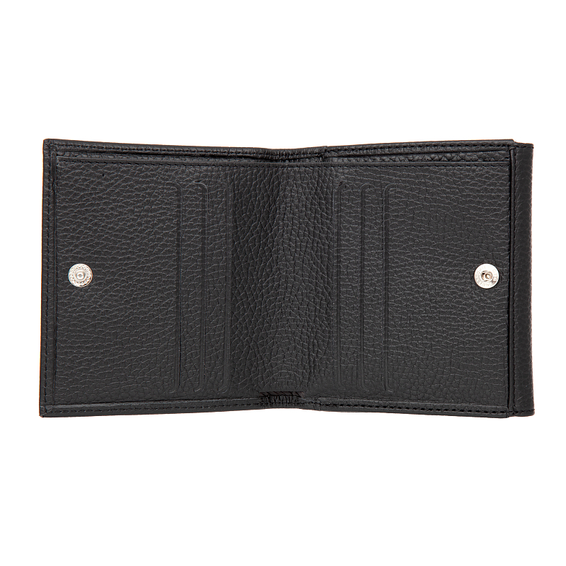 120208 (black Caprice) Портмоне Sergio Belotti (черный/10*12*3/натуральная кожа/Sergio Belotti)