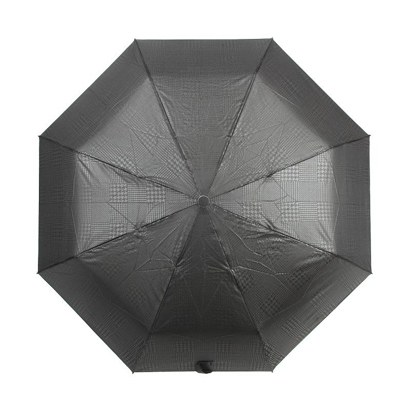 RT-33929 Зонт мужской, 3 сл.,полный автомат,пласт.крюк (черный/8-56/эпонж/Jonas Hanway)