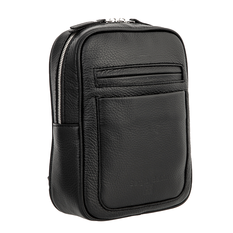 7072 (Napoli black) Сумка СЛИНГ Sergio Belotti (черный/18*25*6,5/натуральная кожа/Sergio Belotti)