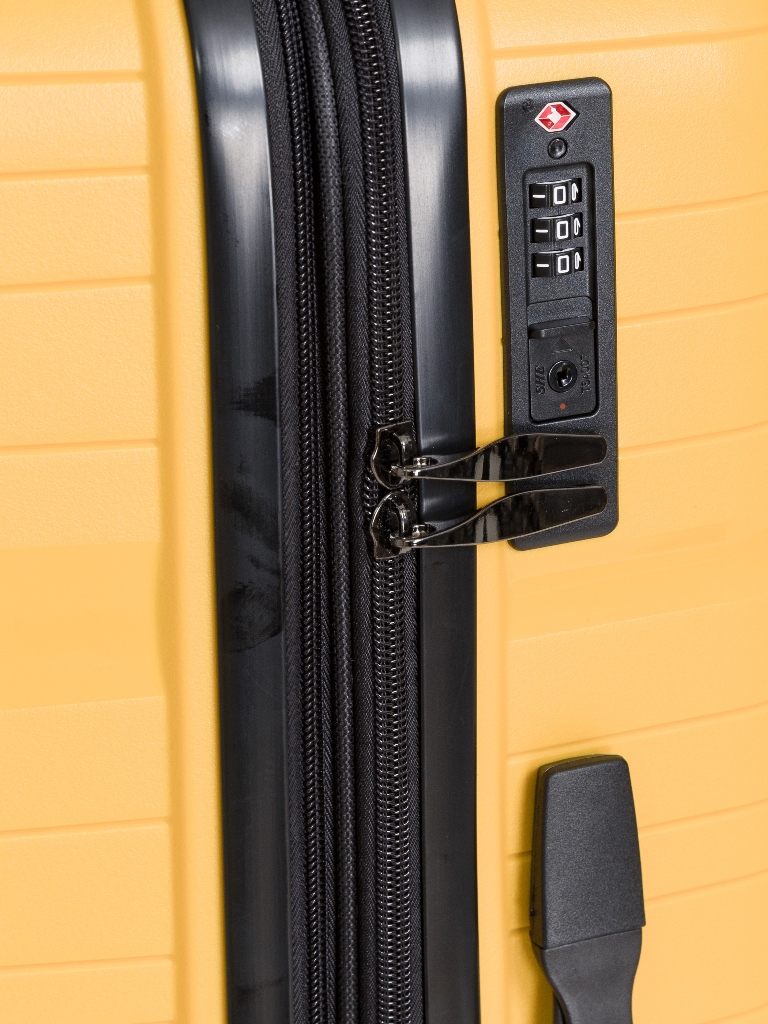 NP0224Y Чемодан REDMOND полипропилен (Жёлтый/45*64*26,5/полипропилен/M/Redmond)