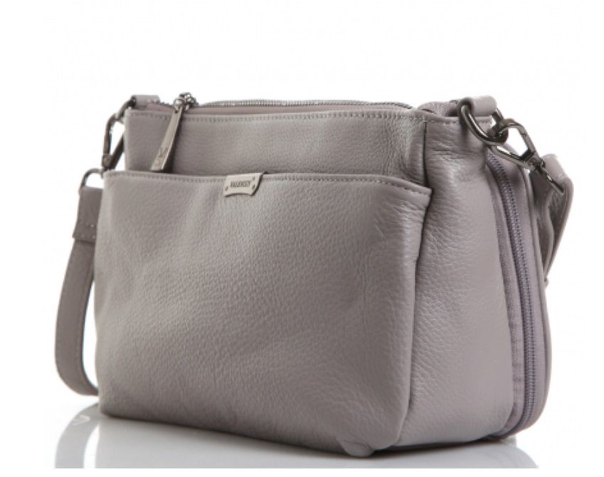 212К Сумка женская натуральная кожа пурпурный (Сиреневый светлый/натуральная кожа/Redmond)