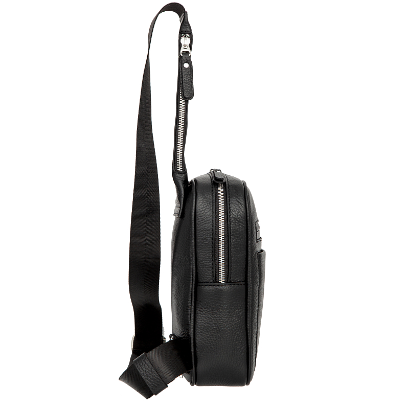 7072 (Napoli black) Сумка СЛИНГ Sergio Belotti (черный/18*25*6,5/натуральная кожа/Sergio Belotti)