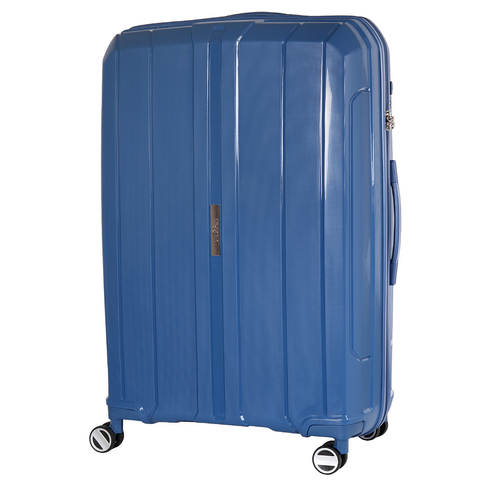 EN8520-28-8 Чемодан 4-х колесный 100% полипропилен FABRETTI  (Синий/53*80*30/полипропилен/L)