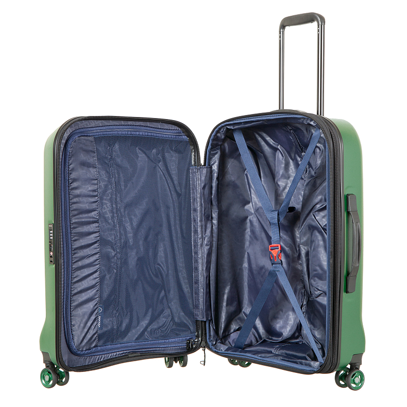 GM20075W24 (dark green) Чемодан-тележка Verage (Зелёный/52*75*30/поликарбонат/M/Verage)