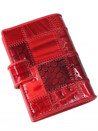 42003A-444A Red Визитница (Malgrado) (красный/7,5*11*1,5/натуральная кожа/Malgrado)