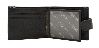32001-3-5001D Black Портмоне (Malgrado) (черный/11*8*1,5/натуральная кожа/Malgrado)