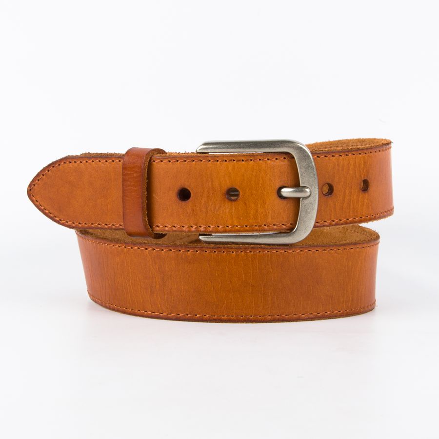 AW22-VENICE01-J-10-125 Ремень мужской Jonas Hanway (рыжий) (Рыжий/125 см/натуральная кожа/Jonas Hanway)