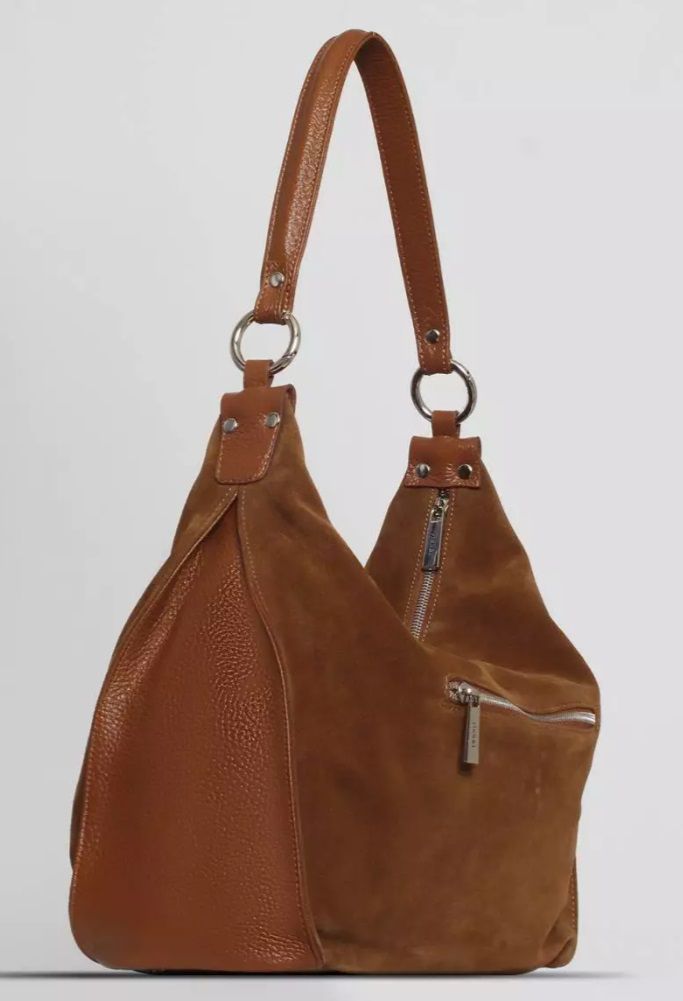 3200LNC Сумка женская замша (Рыжий) (Рыжий/33,5*23*13,5/натуральная замша/кожа/Richet)