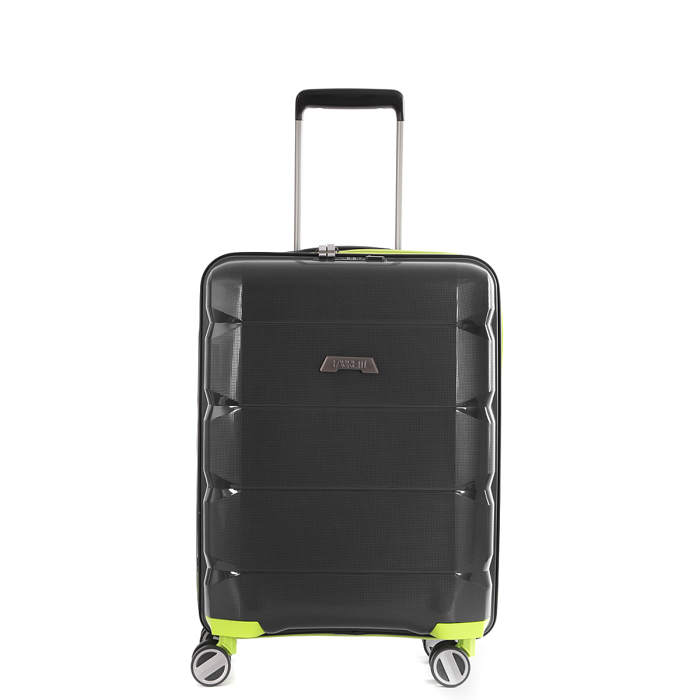 EN6520-20-31 FABRETTI Чемодан 4-х колесный 100% полипропилен (Серый/39*56*20/полипропилен/S/FABRETTI)