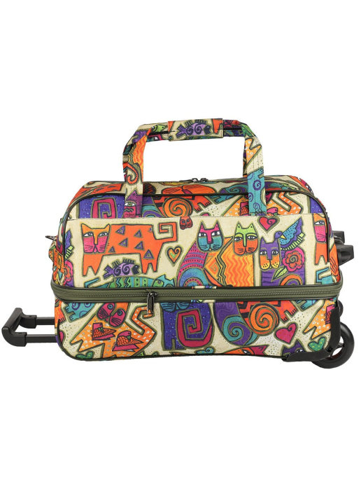 М-118 Сумка на колёсах кошки бежевый (Бежевый/50*32*30/полиэстер/NTL Continent)