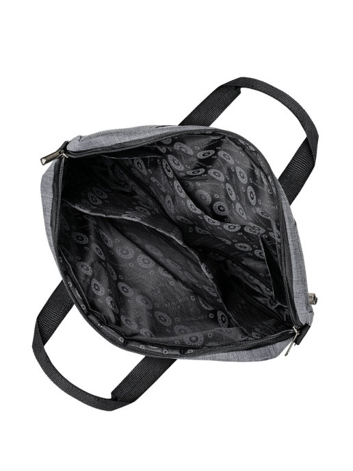 М-1-17 Сумка для ноутбука катионик серый (Серый/43*30*6/полиэстер/NTL Continent)