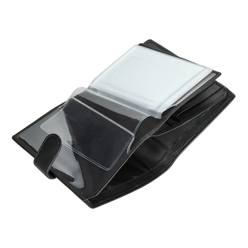 2242-02 (denim black) Портмоне Sergio Belotti (черный/10,5*14*2/натуральная кожа/Sergio Belotti)