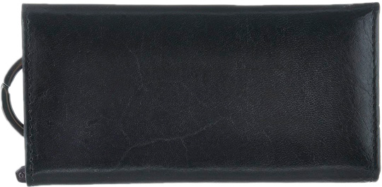 47006-64D Black Ключница (Malgrado) (черный/натуральная кожа/Malgrado)