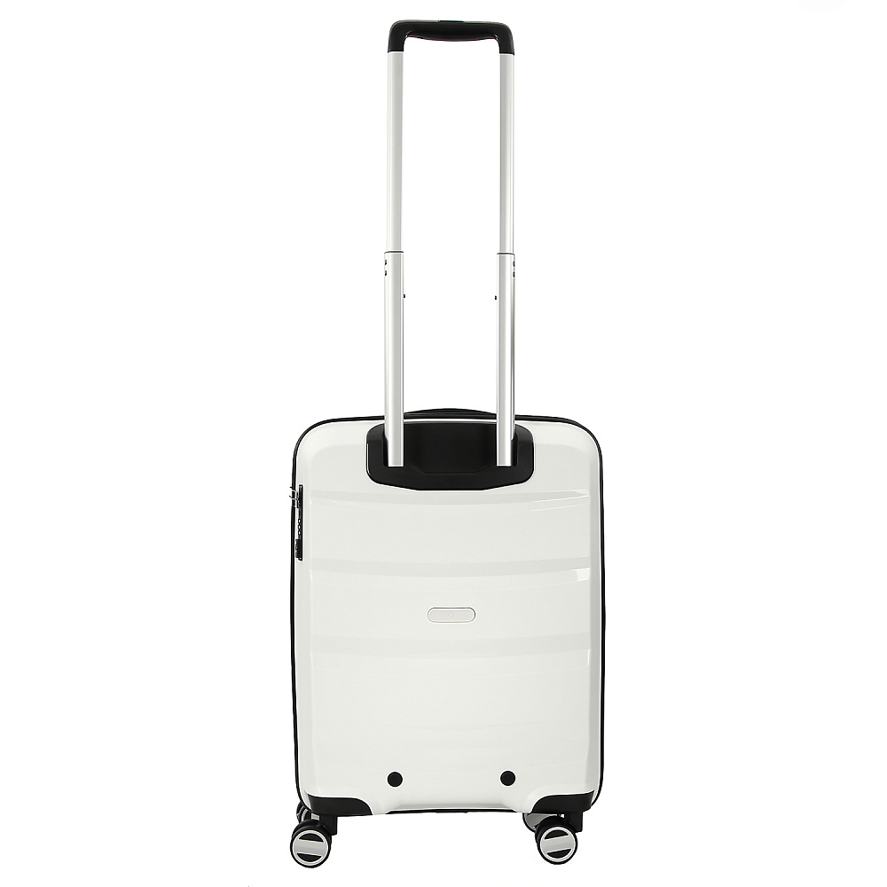 EN7520-020-1 (FABRETTI) Чемодан 4-х колесный 100% полипропилен  (белый/38*55*20/полипропилен/S/FABRETTI)