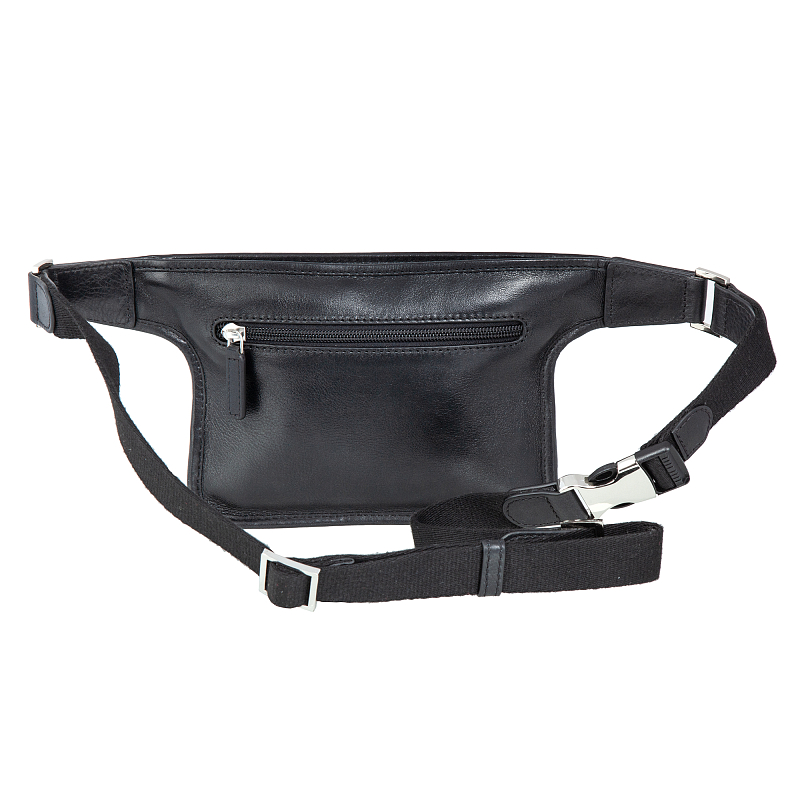 9648 VT (Genoa black) Напоясная сумка Sergio Belotti (черный/натуральная кожа/Sergio Belotti)
