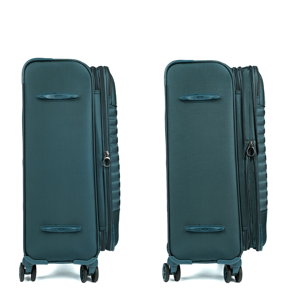 TRM2311-24-11 FABRETTI Чемодан 4-х колесный 100% полиэстер (Зелёный/44*68*27/полиэстер/M/FABRETTI)