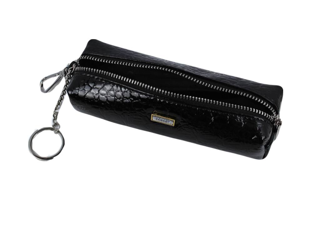 CS21-46A Ключница (чёрный) (Черный/14,5*4,5*3/натуральная кожа/COSCET)