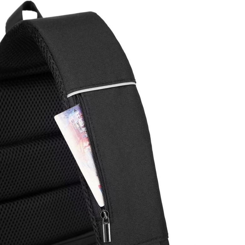 1203 (BLACK) Рюкзак на одной лямке ARISTOCRAT (черный/20*30*10/полиэстер/0,45 кг/4 литра/ARISTOCRAT )