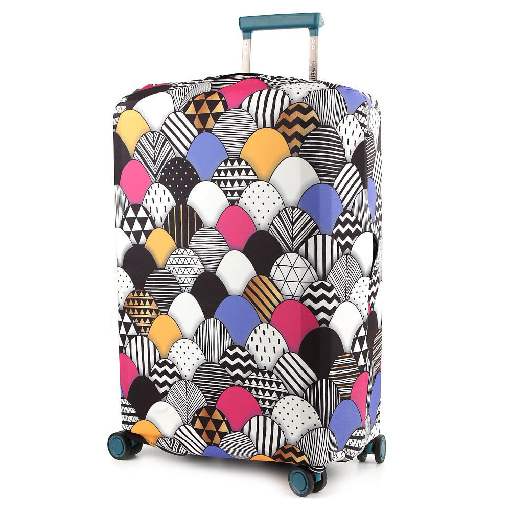 W1054-M FABRETTI Чехол для чемодана 92%полиэстер 8%спандекс (жёлтый/M/полиэстер/спандекс/FABRETTI)