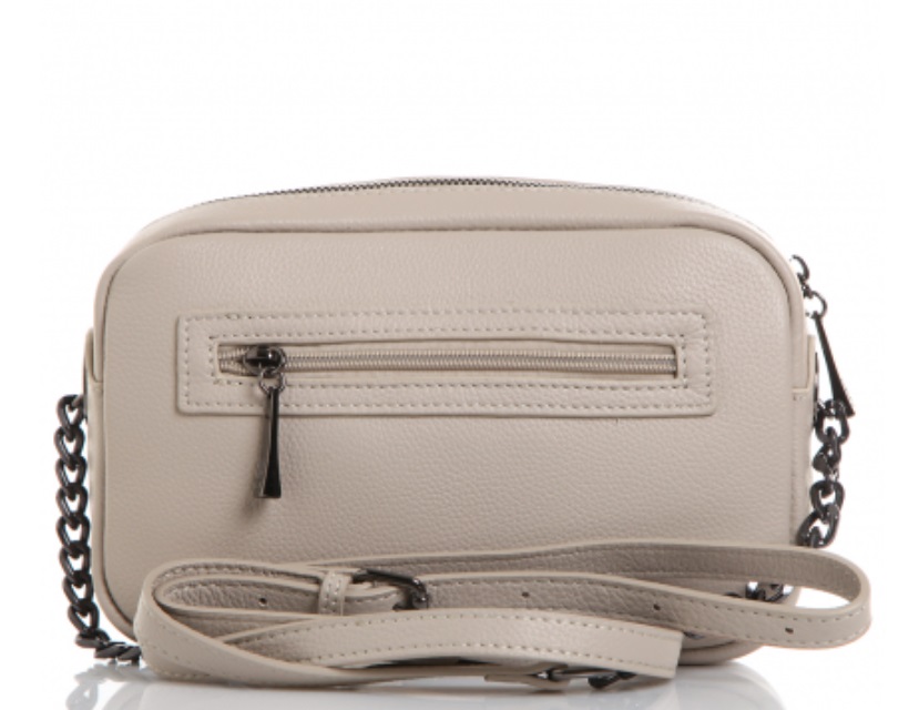 8341К Сумка женская натуральная кожа milk (Бежевый/25*16*7/натуральная кожа/Redmond)