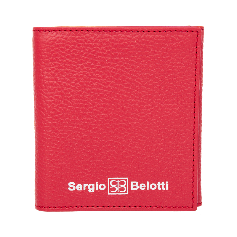 120208 (red Caprice) Портмоне Sergio Belotti (красный/10*12*3/натуральная кожа/Sergio Belotti)