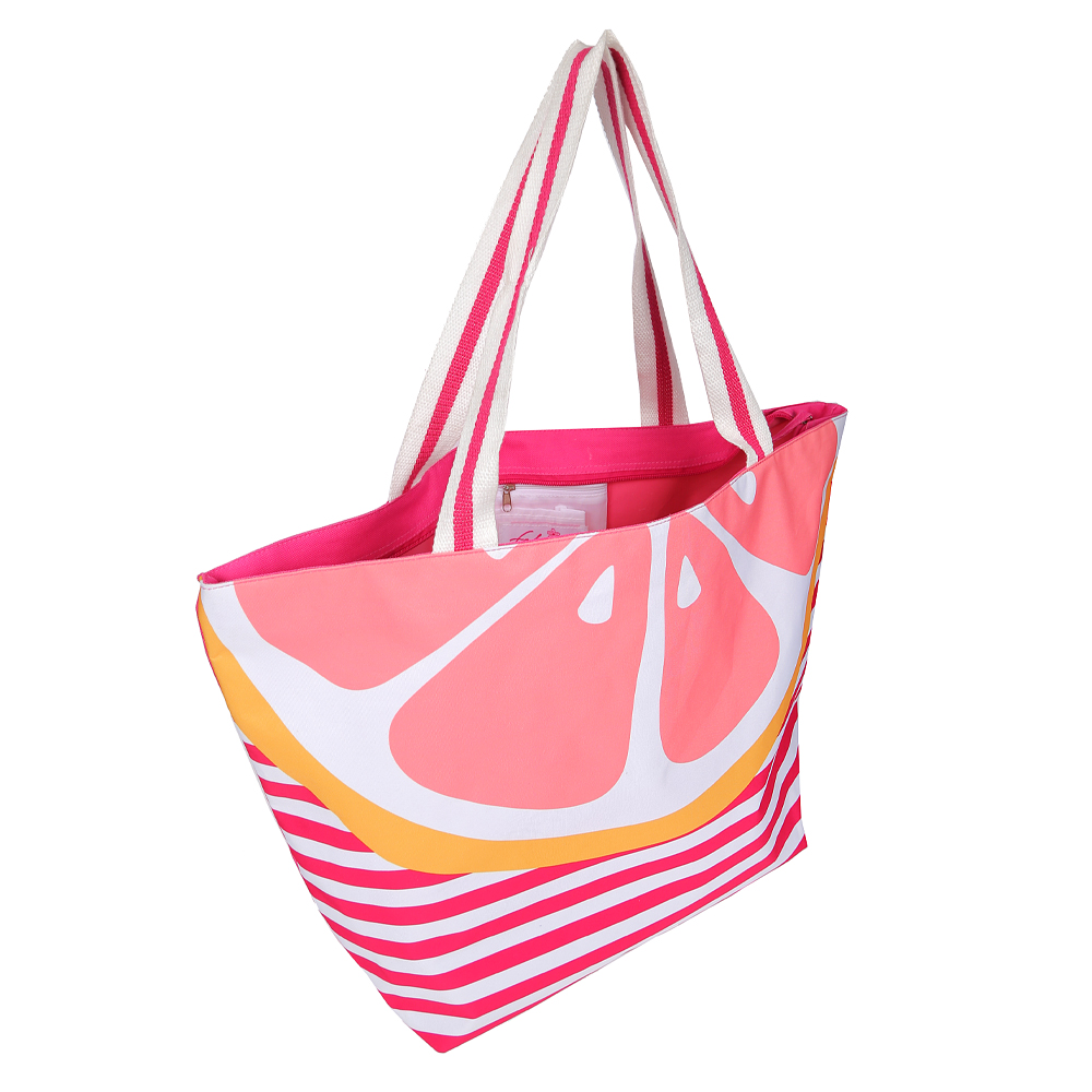 CB8-16 FABRETTI Сумка полиэстер (Розовый/38*36*19/полиэстер)