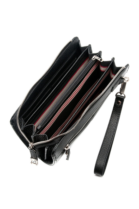 102-33422-1 Клатч мужской кожа (Пеллекон) (черный/23,5*13,5*4/натуральная кожа/PELLECON)