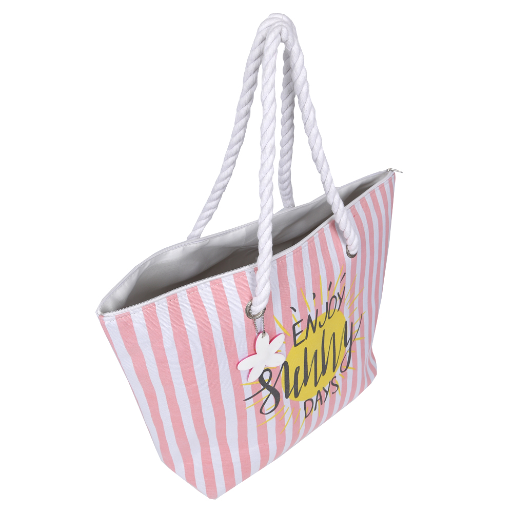 CB10-16 FABRETTI Сумка полиэстер (Розовый/38*36*17/полиэстер)