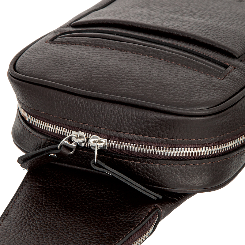 7072 (Napoli dark brown) Сумка СЛИНГ Sergio Belotti (коричневый/18*25*6,5/натуральная кожа/Sergio Belotti)