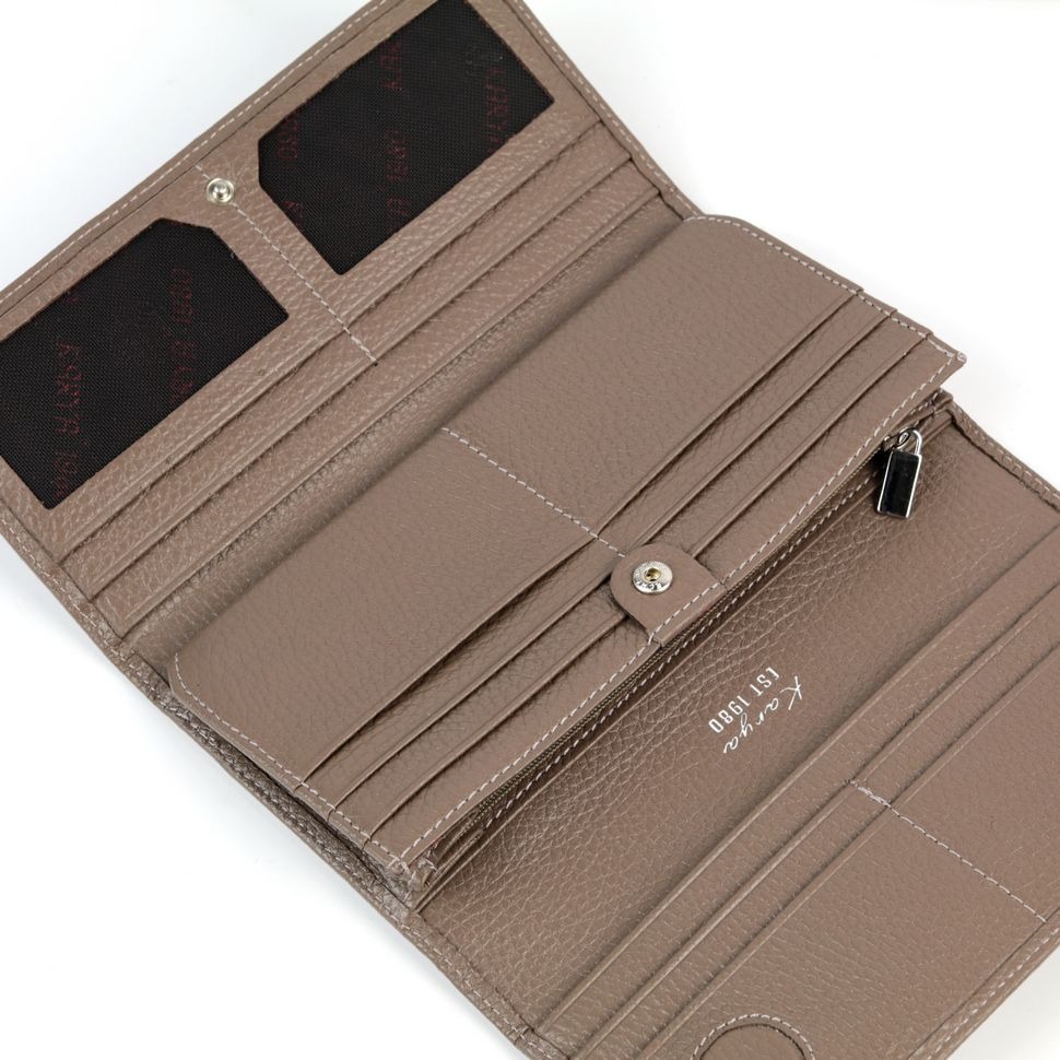 1146-51 Портмоне женское KARYA (Бежевый/19*10*3/натуральная кожа)